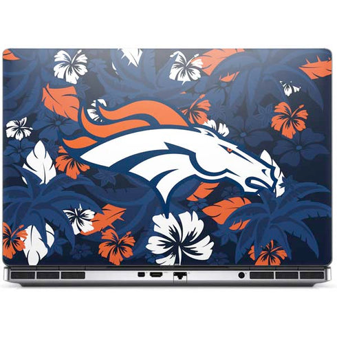 NFL Denver Broncos Tropical Print Dell Precision Skin
