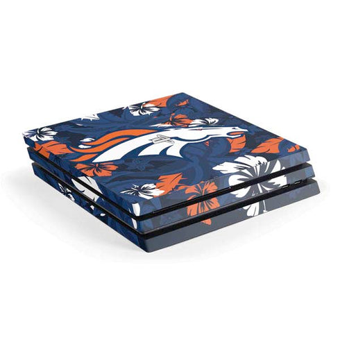 NFL Denver Broncos Tropical Print PlayStation PS4 Skins