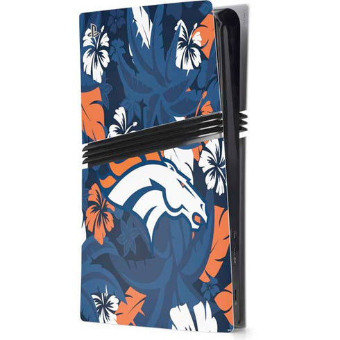 NFL Denver Broncos Tropical Print PlayStation PS5 Skins