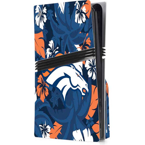 NFL Denver Broncos Tropical Print PlayStation PS5 Skins