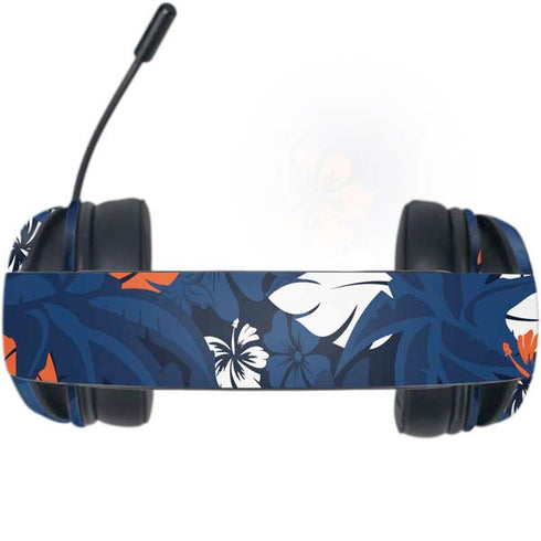 NFL Denver Broncos Tropical Print Razer Kraken X Skin