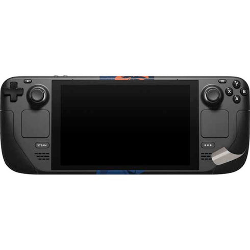 NFL Denver Broncos Tropical Print Steam Deck Handheld Gaming Computer Skin