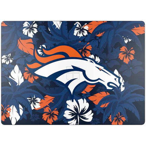 NFL Denver Broncos Tropical Print Surface Laptop 7 15in Skin