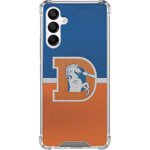 NFL Denver Broncos Vintage Galaxy A16 5G Clear Case