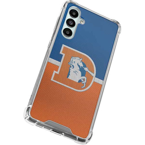 NFL Denver Broncos Vintage Galaxy A16 5G Clear Case