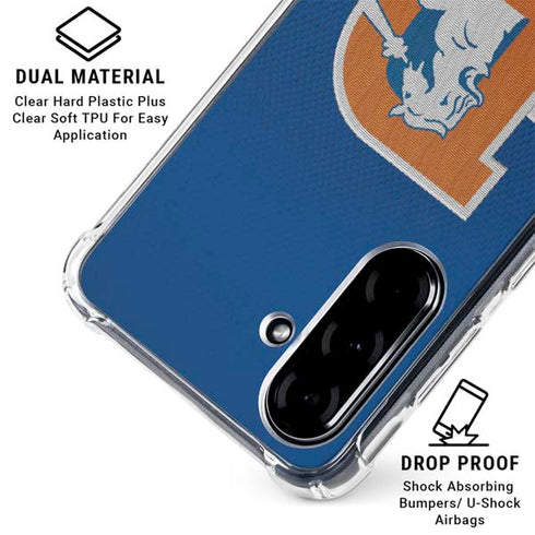 NFL Denver Broncos Vintage Galaxy A36 5G Clear Case