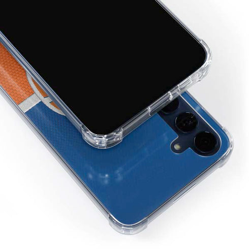 NFL Denver Broncos Vintage Galaxy A55 5G Clear Case