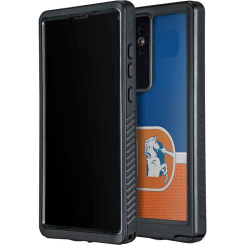 NFL Denver Broncos Vintage Galaxy S24 Ultra Waterproof Case