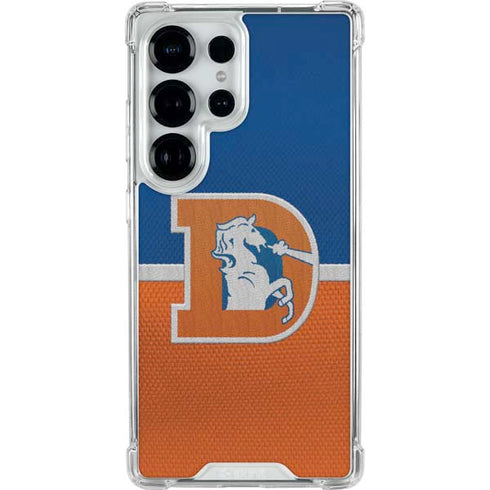 NFL Denver Broncos Vintage Galaxy S25 Ultra Clear Case