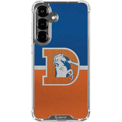 NFL Denver Broncos Vintage Galaxy S26 Clear Case