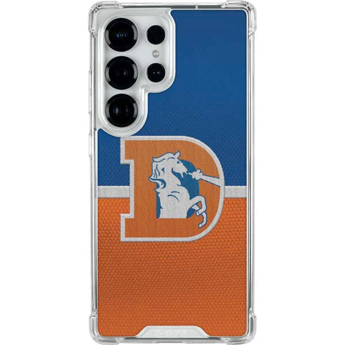 NFL Denver Broncos Vintage Galaxy S26 Ultra Clear Case