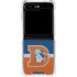 NFL Denver Broncos Vintage Galaxy Z Flip6 Clear Case