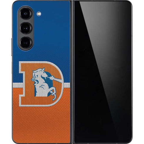 NFL Denver Broncos Vintage Galaxy Z Fold5 5G Skin