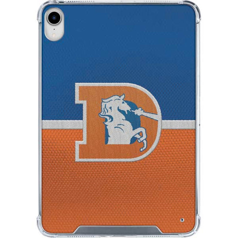 NFL Denver Broncos Vintage iPad 11th Gen (2025) Clear Case