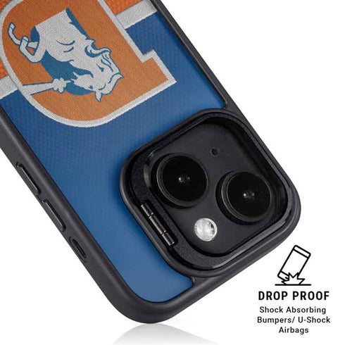 NFL Denver Broncos Vintage iPhone 14 Kickstand Case
