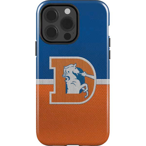 NFL Denver Broncos Vintage iPhone 15 Pro Impact Case