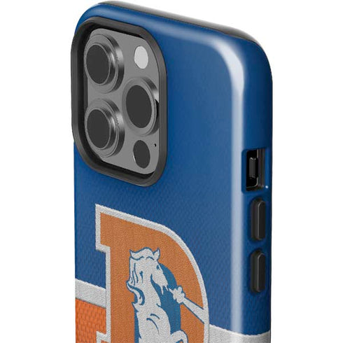 NFL Denver Broncos Vintage iPhone 15 Pro Impact Case