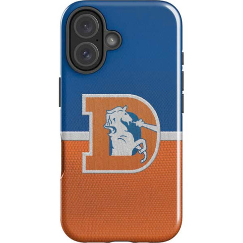 NFL Denver Broncos Vintage iPhone 16 Plus Impact Case