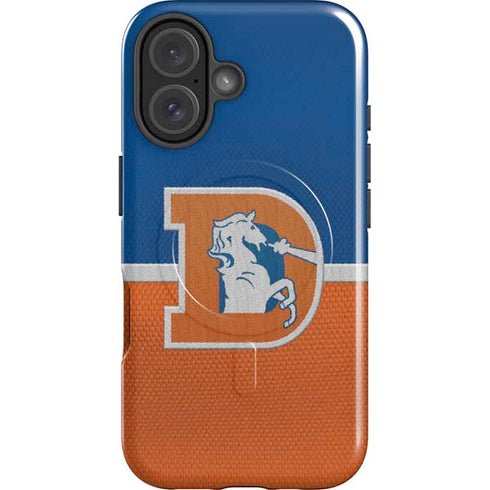 NFL Denver Broncos Vintage iPhone 16 Plus Magsafe Impact Case