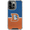 NFL Denver Broncos Vintage iPhone 16 Pro Clear Case