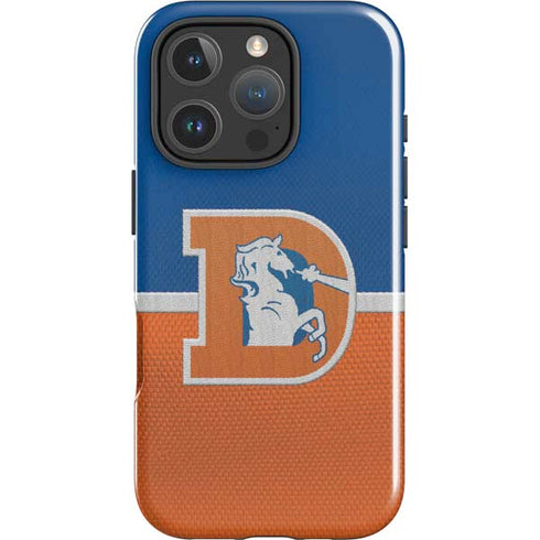 NFL Denver Broncos Vintage iPhone 16 Pro Impact Case
