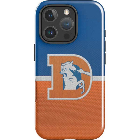 NFL Denver Broncos Vintage iPhone 16 Pro Max Impact Case