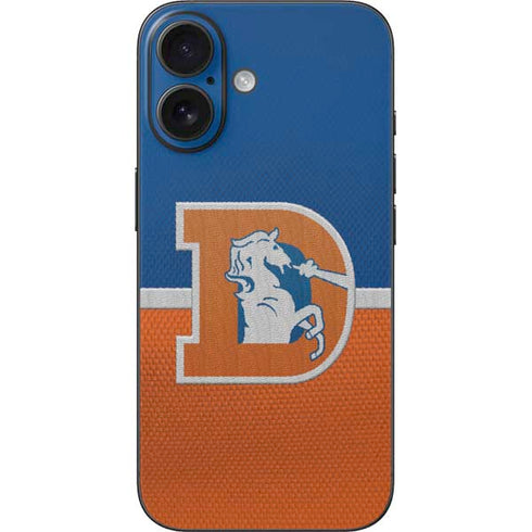 NFL Denver Broncos Vintage iPhone 16 Skin