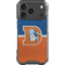 NFL Denver Broncos Vintage iPhone 18 Pro Clear Case