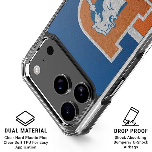 NFL Denver Broncos Vintage iPhone 18 Pro Clear Case