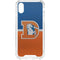 NFL Denver Broncos Vintage iPhone XS Clear Case