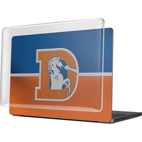 NFL Denver Broncos Vintage MacBook Pro 14in (2021-24) Case plus Skin