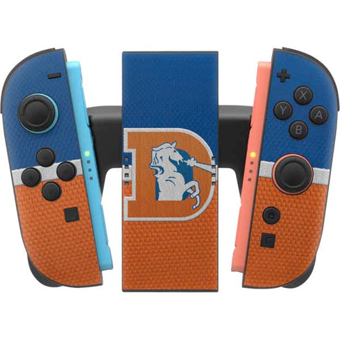 NFL Denver Broncos Vintage Nintendo Switch 2 (2025) Joy-Con Controller Skin