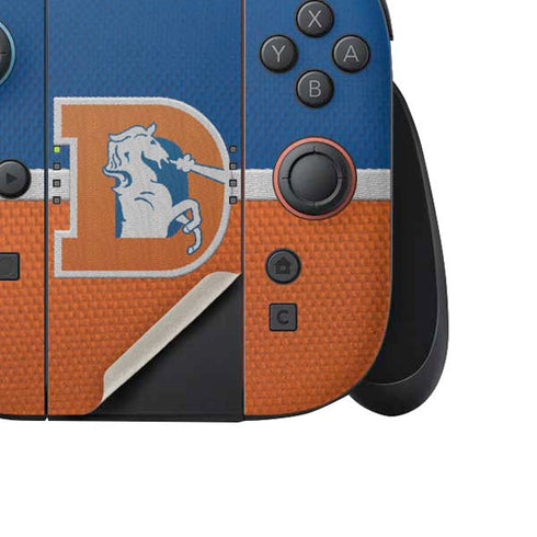 NFL Denver Broncos Vintage Nintendo Switch 2 (2025) Joy-Con Controller Skin