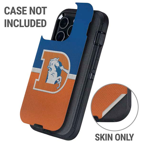 NFL Denver Broncos Vintage Otterbox Defender iPhone Skin