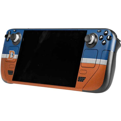 NFL Denver Broncos Vintage Steam Deck Handheld Gaming Computer OLED Skin