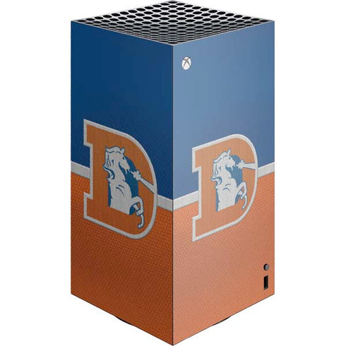 NFL Denver Broncos Vintage XBox Series X Digital Edition Console Skin