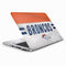 NFL Denver Broncos White Striped HP Elitebook Skin