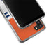 NFL Denver Broncos White Striped Galaxy A21 Clear Case