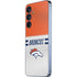 NFL Denver Broncos White Striped Galaxy A35 5G Skin