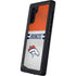 NFL Denver Broncos White Striped Galaxy Note 10 Waterproof Case