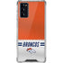 NFL Denver Broncos White Striped Galaxy Note20 5G Clear Case