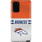 NFL Denver Broncos White Striped Galaxy Note20 5G Pro Case