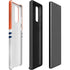NFL Denver Broncos White Striped Galaxy Note20 5G Pro Case