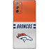 NFL Denver Broncos White Striped Galaxy Note20 5G Skin