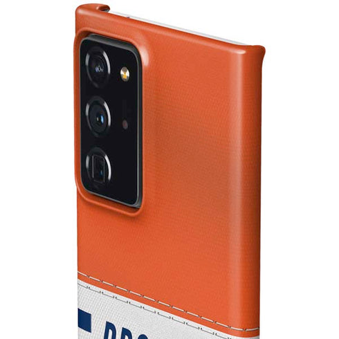 NFL Denver Broncos White Striped Galaxy Note20 Ultra 5G Lite Case