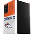 NFL Denver Broncos White Striped Galaxy Note20 Ultra 5G Lite Case