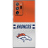 NFL Denver Broncos White Striped Galaxy Note20 Ultra 5G Skin