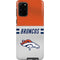 NFL Denver Broncos White Striped Galaxy S20 Plus Pro Case