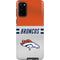 NFL Denver Broncos White Striped Galaxy S20 Pro Case