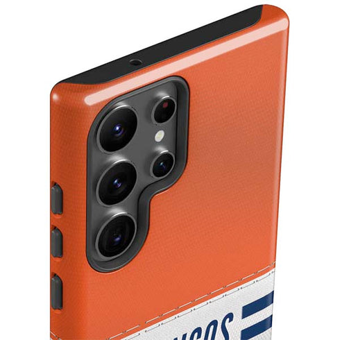 NFL Denver Broncos White Striped Galaxy S23 Ultra Pro Case